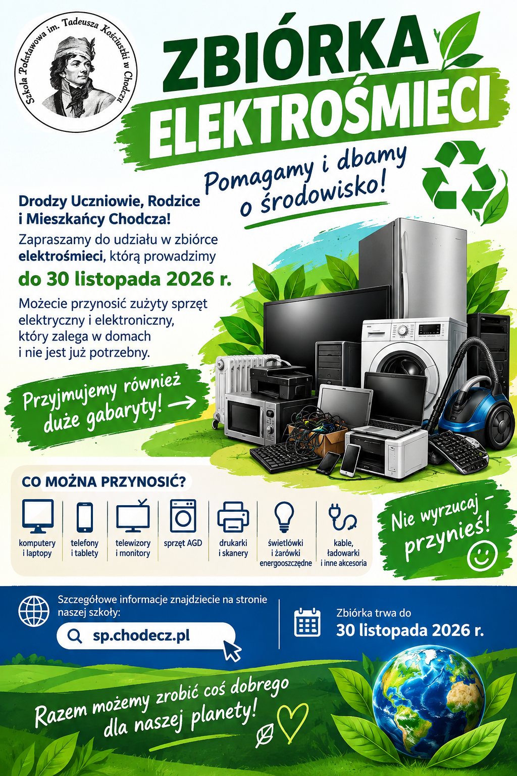 SP CHODECZ zbiorka elektrośmieci 2026